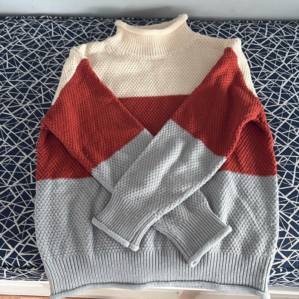 Fall sweater, multi colored